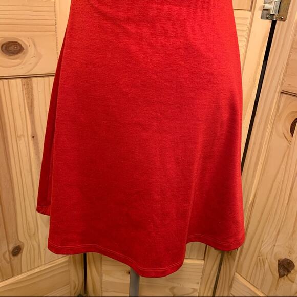 VTG Rue 21 Red Short Mini Dress Sz S Cap Sleeves Y2K 90s Feminine Valentines Day - Picture 10 of 10